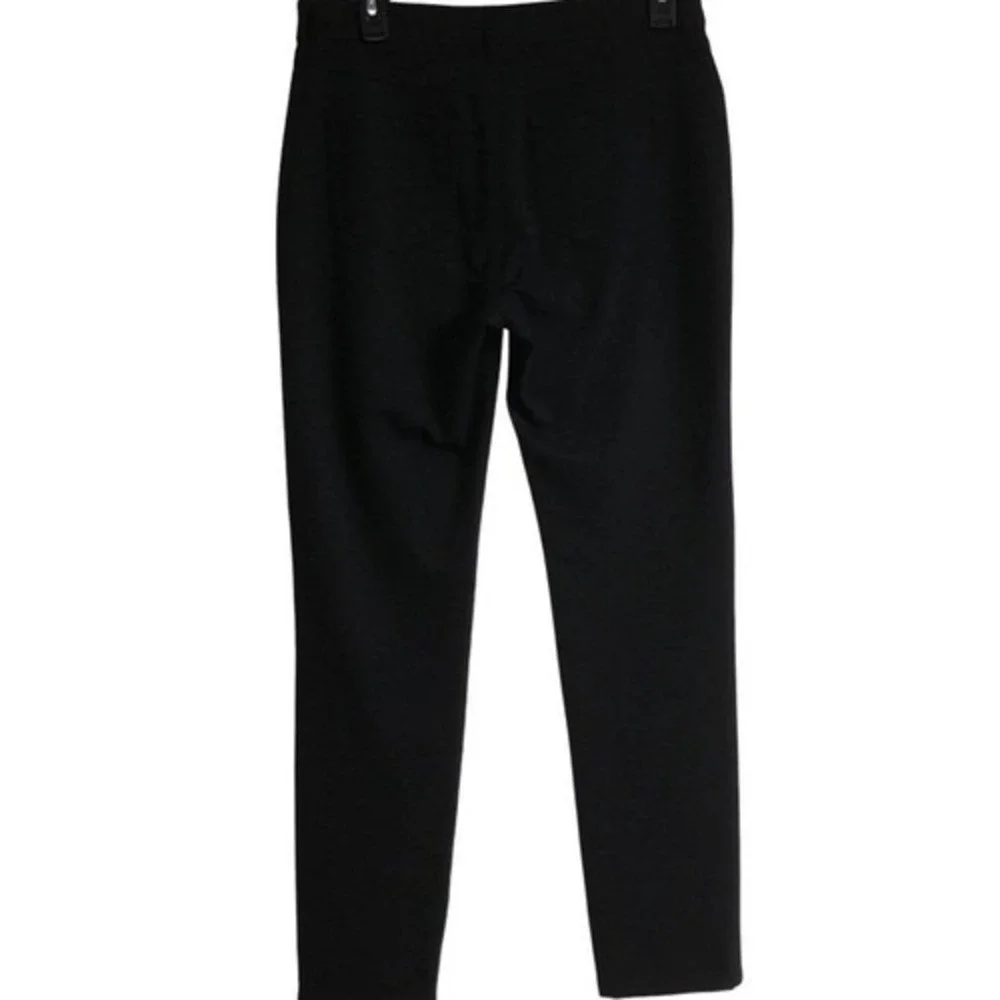 Chico's pants Size‎ 4 zipper button front closure faux pockets charcoal gray